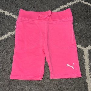 Puma Pink Pull On Shorts With Pockets Size 2T